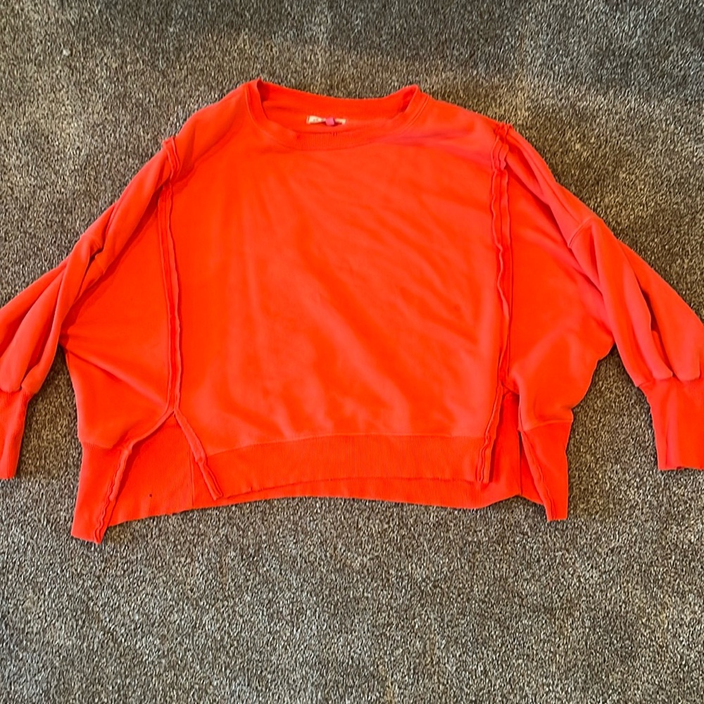 Free people xs oversized crewneck